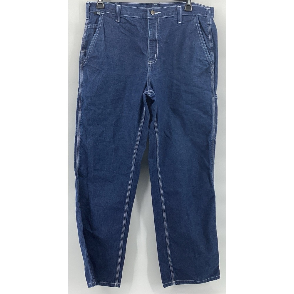 Carhartt FR CAT 15.2 Flame Resistant Mens 36 36x32 Blue Jeans 290-83